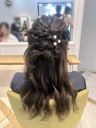 ヘアアレンジ ☁️もえみ︎︎☁ カラーモデル募集中のヘアスタイル