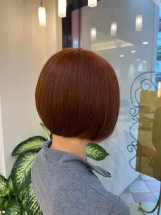 ショート カラー 最高の髪質改善🩵 艶カラー 惠美のヘアスタイル