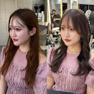 ロング 韓国ヘア　髪質改善 🌹レイヤー　芹奈のヘアスタイル