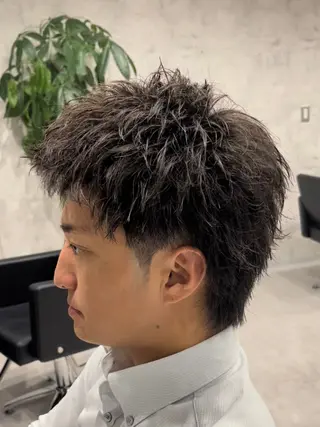 ショート メンズ 【店長】メンズ職人 短髪　ハイトーン🔥のヘアスタイル