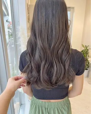 セミロング 村上 茉莉花のヘアスタイル