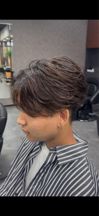 パーマ メンズ ⭐️曲がる縮毛矯正 /パーマ本田有里⭐️のヘアスタイル