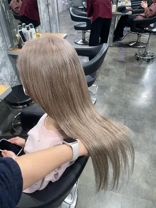 ロング カラー ハイトーン 横浜💞ミオのヘアスタイル