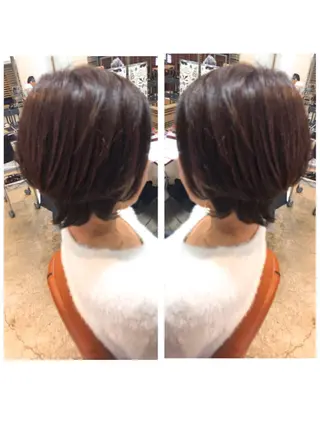 ショート カラー 品田 真里のヘアスタイル