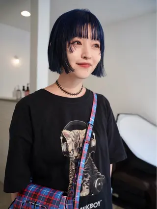 ショート カラー ブリーチ/似合わせ Kaito🦕/栄のヘアスタイル