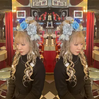 ヘアアレンジ 👑派手髪/カット 👑ANRYのヘアスタイル