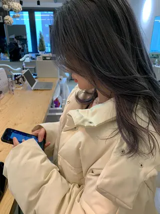 カラー 🍃marina🍃 韓国ヘア/Aujuaのヘアスタイル