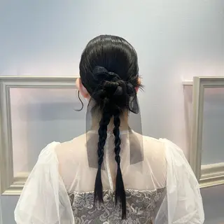 ロング ヘアアレンジ 横浜アレンジ/メンズ カット/yuukaのヘアスタイル