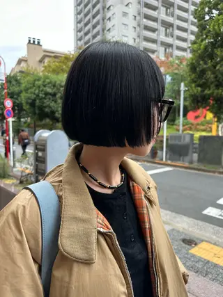 ミディアム ボブ/似合わせカット /ニュアンスカラーのヘアスタイル