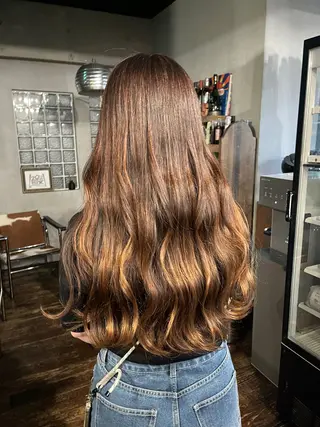 ロング カラー BLESS所属・sawahata mariaのヘアスタイル