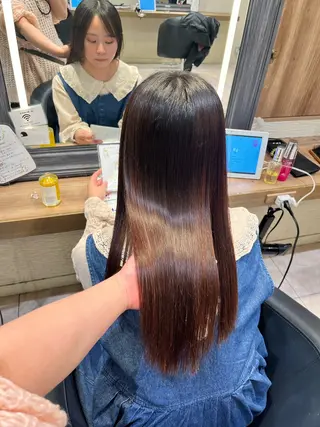 ロング ハイトーン／アレンジ 🩵NANAMIのヘアスタイル