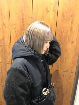 ショート カラー レイヤー,ボブ / 彩未のヘアスタイル