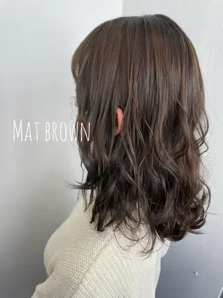 ミディアム カラー PANOLA所属・加藤 理沙のヘアスタイル
