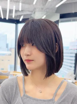 ミディアム てらしぃ /名古屋美容師のヘアスタイル