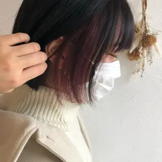 ショート カラー ヘアアレンジ La fith hair kanonあびこ店所属・トップスタイリスト 🧸中島梨穂🧸のヘアスタイル