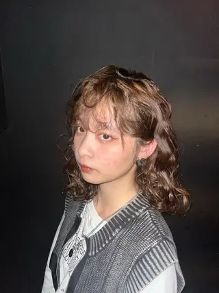 セミロング Luxe【ラグゼ】所属・🍐ki ri🍐のヘアスタイル