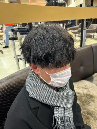 パーマ メンズ メンズカット/柏/韓 国/メンズパーマ航太のヘアスタイル