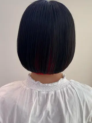 ミディアム カラー ✴︎ヒラガカナ✴︎ ECLAT HAIRのヘアスタイル