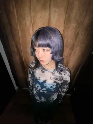 ミディアム 韓国レイヤー💖 ハイトーン🍒ྀིのヘアスタイル