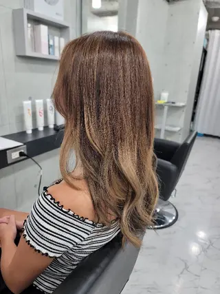 ロング カラー Endearing所属・❇️安達 優心❇️ 髪質改善/艶髪特化のヘアスタイル