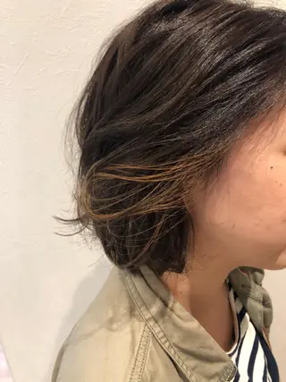 ショート カラー 奈良市／尼ヶ辻 谷川和也のヘアスタイル