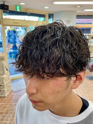 ショート パーマ メンズ 電髪倶楽部STREET所属・田和 直樹のヘアスタイル