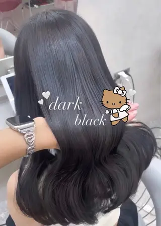 ロング カラー 🎀Ami/新宿/レ イヤー/艶カラー🎀のヘアスタイル