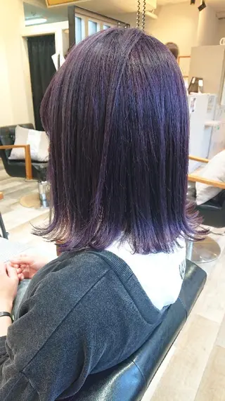 ミディアム カラー ACROあべの店所属・艶カラー/インナー /グラデ/大西小百合のヘアスタイル