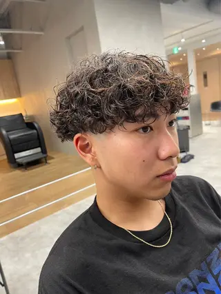 パーマ メンズ メンズパーマ/新潟/ 万代／田崎亮🌟のヘアスタイル