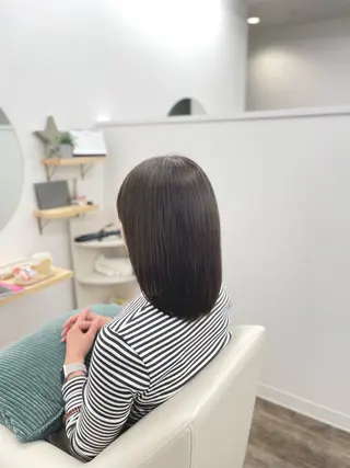 ミディアム カラー bifinoLuce / 松村琉希のヘアスタイル