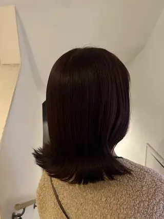 ミディアム カラー 愛結 暖色カラー🎀🩰のヘアスタイル
