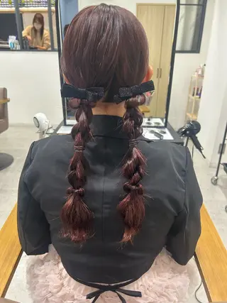 ヘアアレンジ 土田 愛友のヘアスタイル
