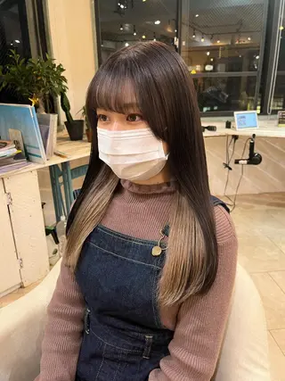 ロング カラー 💛ハイトーン💛 りむのヘアスタイル