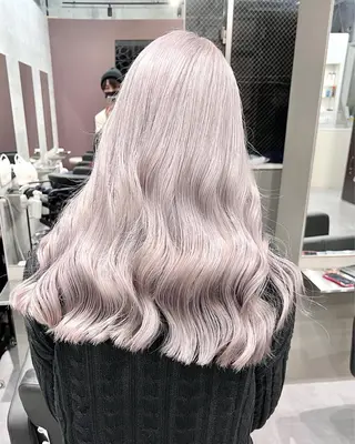 ロング カラー Via officialのヘアスタイル