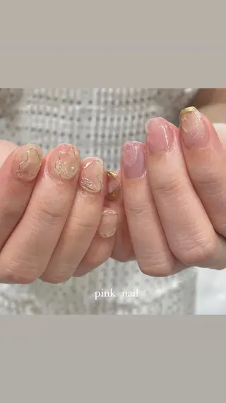 ネイル 淡色ネイル 🎀moeのネイルデザイン
