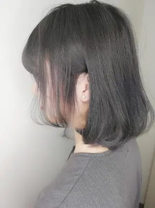 ミディアム 北山 なるみのヘアスタイル
