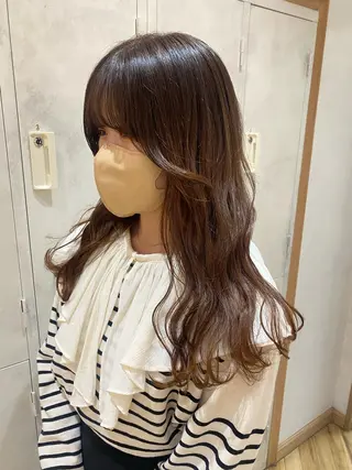 ロング 原 朱莉のヘアスタイル