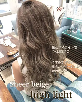 ロング カラー ブリーチカラーレイヤ ーカット🦋annaのヘアスタイル
