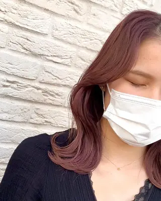 セミロング カラー 橋口 陽太のヘアスタイル