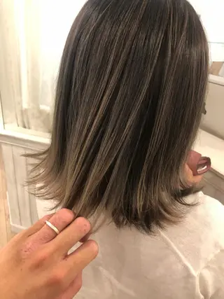 ミディアム カラー olino 【オリノ】西田辺のヘアスタイル