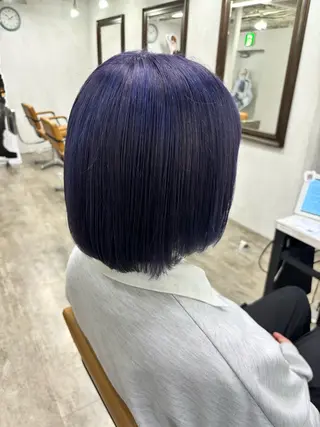ショート カラー ️🩵透明感カラー Yūka🩵のヘアスタイル