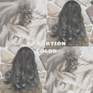 カラー ヲタク美容師 店長　上原のヘアスタイル