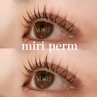 マツエク・マツパ まつげパーマ&アイブロウMIRI所属・🌷まつ毛パーマ 専門店MIRI 🌷のマツエク・マツパデザイン