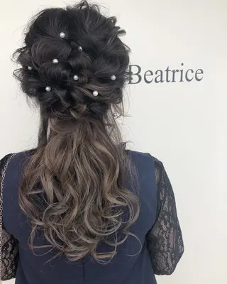 ロング ヘアアレンジ 早川 真幸のヘアスタイル