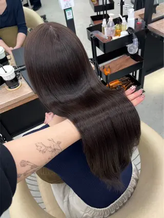 ロング カラー すが みさとのヘアスタイル