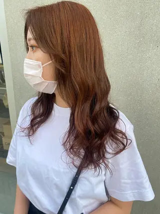 カラー AYANE 韓国ヘア /レイヤーカットのヘアスタイル
