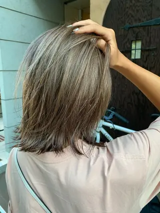 ミディアム カラー salonLEPIA 川嶋宏旭 栄 矢場町のヘアスタイル