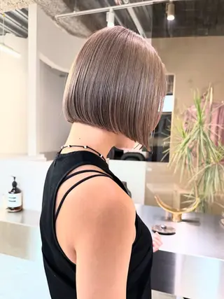 ショート カラー Toiro所属・近澤瑠以✂︎髪質改善 /艶カラー/中目黒のヘアスタイル