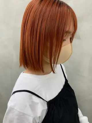 ミディアム カラー ブームボックス所属・🐝ハイトーンカラー hachi🐝のヘアスタイル