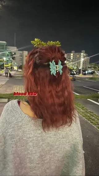 ロング カラー Hair ruup Rell所属・デザインカラー/スパ 竹西 成美のヘアスタイル